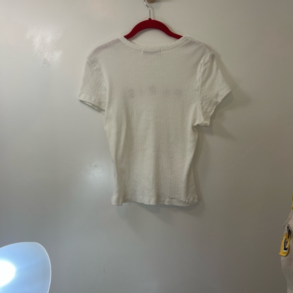 Daydreamer Paris Embroidered ribbed tee XL - Picture 4 of 4